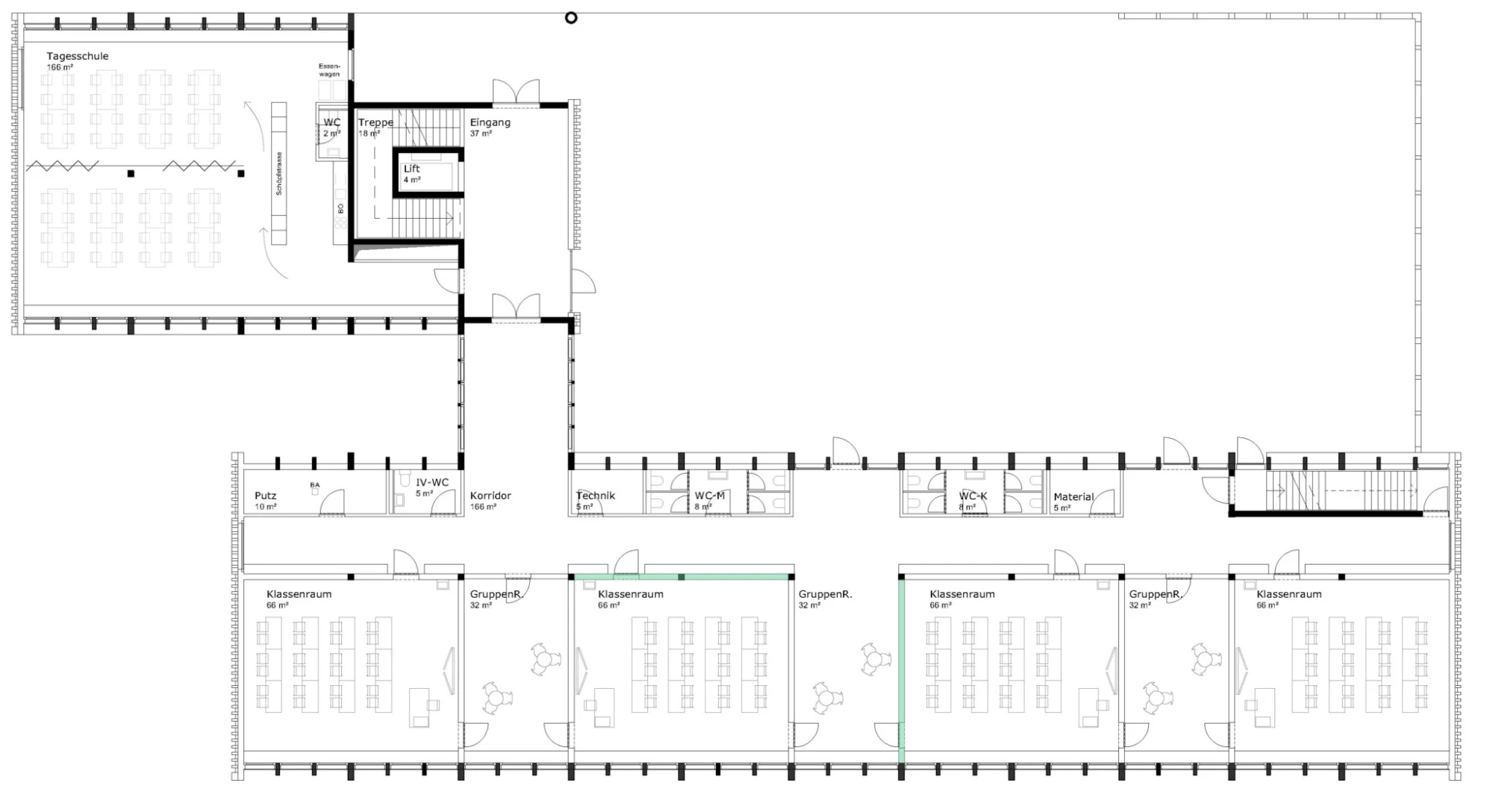 Grundriss 1 Obergeschoss