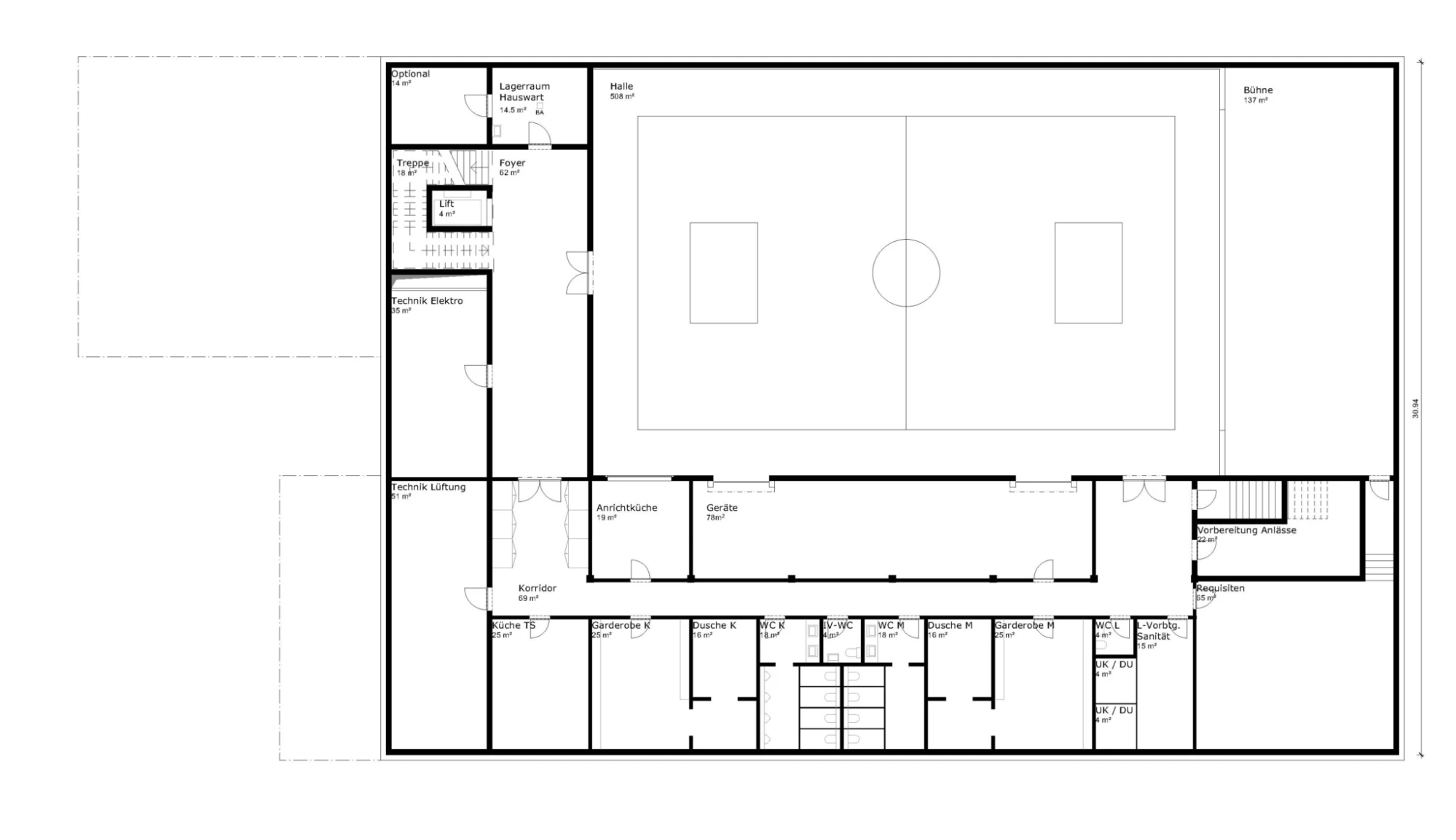 Grundriss Untergeschoss